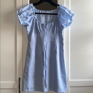 Verge Girl Tie Front Mini Dress